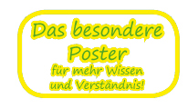 Das besondere Poster blau weg- wei